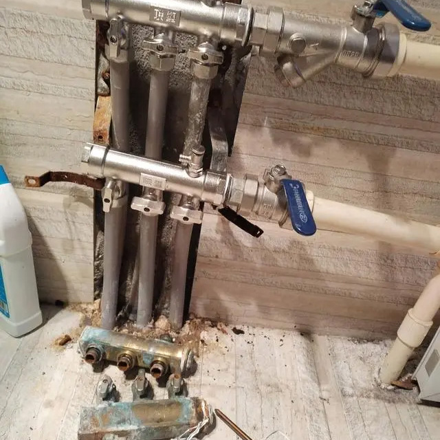 福州供暧管道漏水检测及维修1