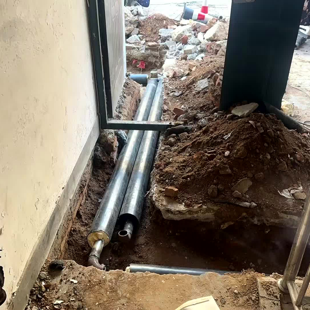 福州供暧管道漏水检测及维修2